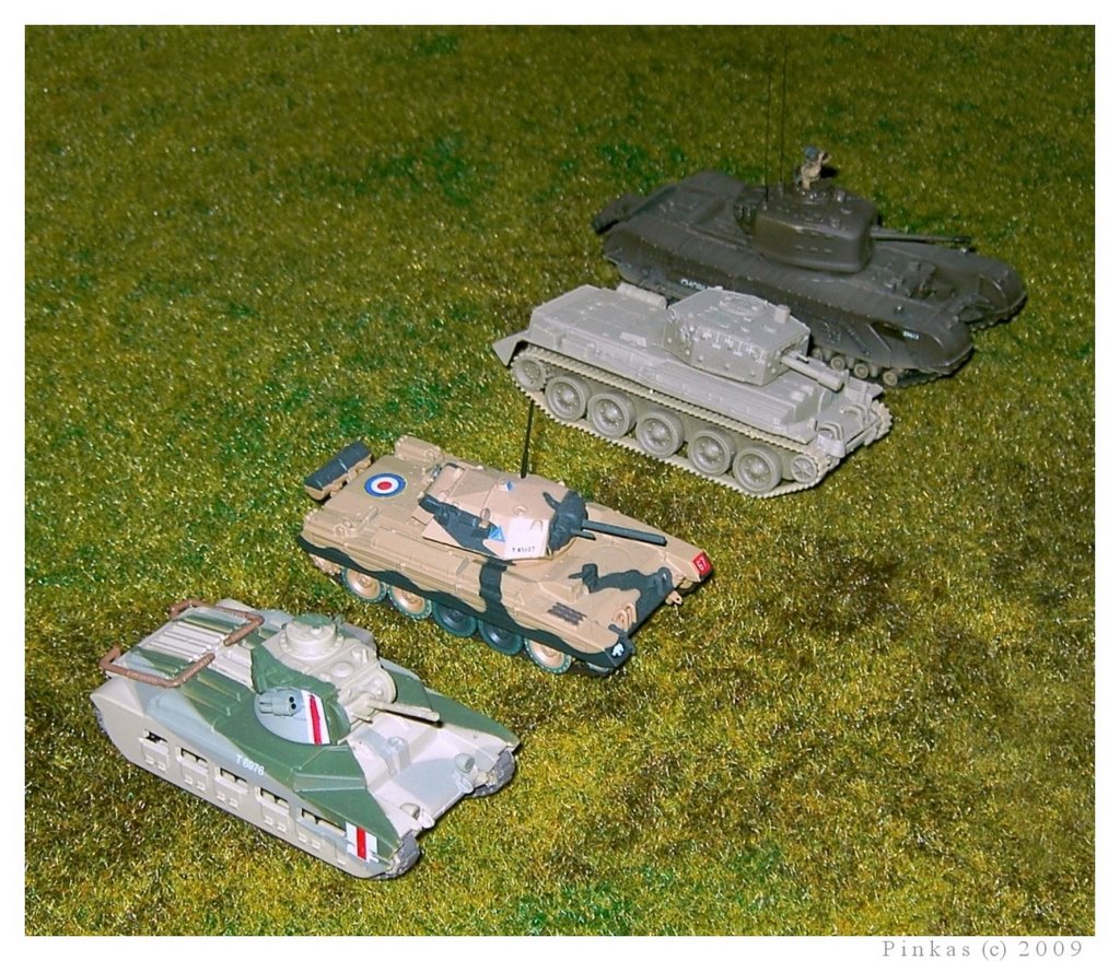 WWII english tanks, Острава