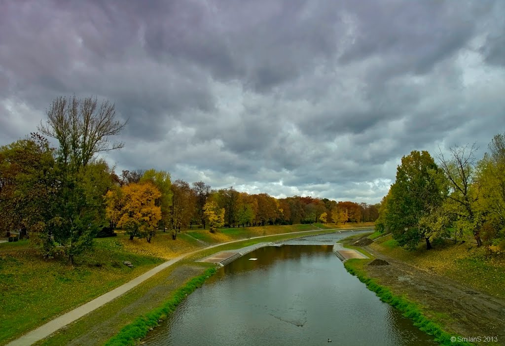 Ostrava - Ostravice river, Острава