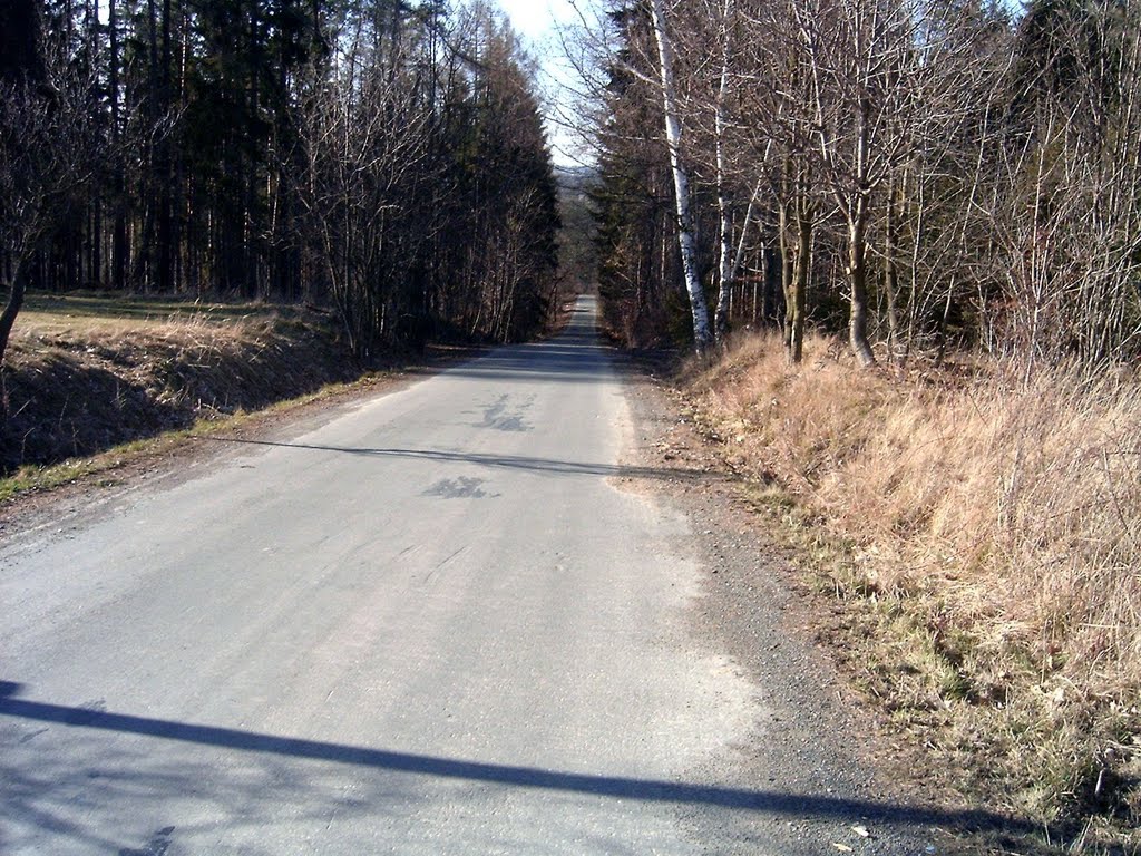 road to Hlubočec from Výškovice, Фрыдек-Мистек