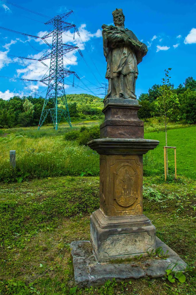 U Štěpánova (socha sv. Jana Nepomuckého), Теплик