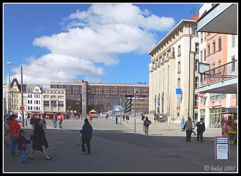 Usti nad Labem_Peace square, Усти-над-Лабем