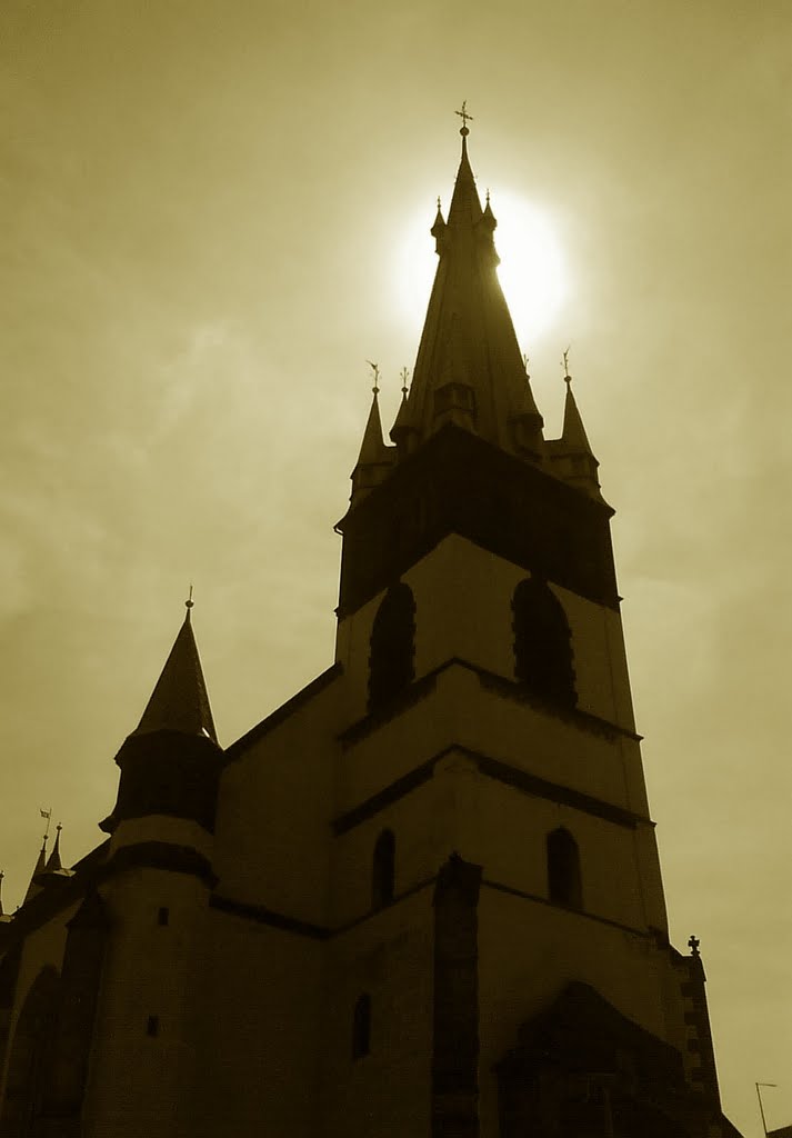 Kostel Nanebevzetí Panny Marie ( se šikmou věží), Усти-над-Лабем