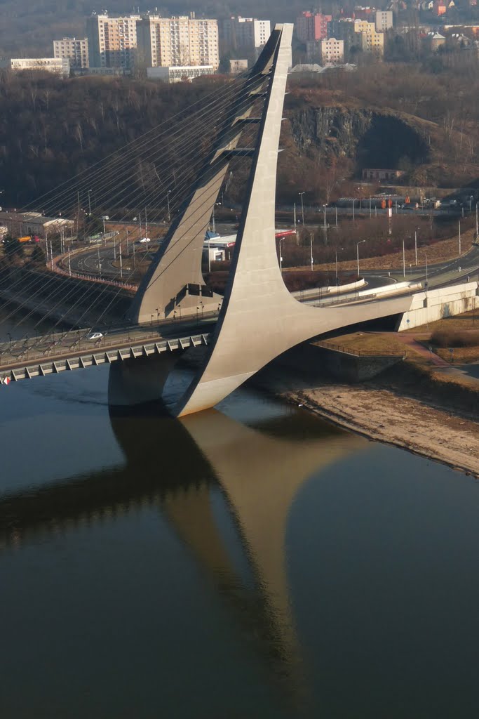 Ústí nad Labem, Mariánský most v zrcadle, Усти-над-Лабем