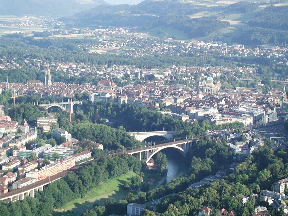 Aare-Brücken bei Bern, Берн