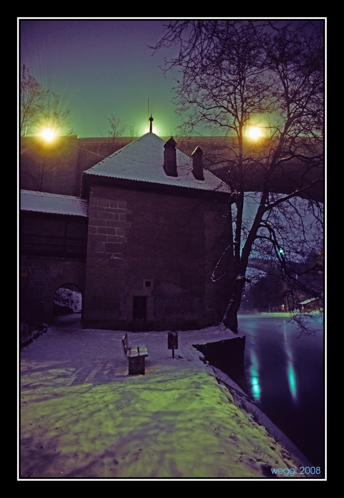 bern, blutturm in a real cold winternight © weggi.ch, Берн