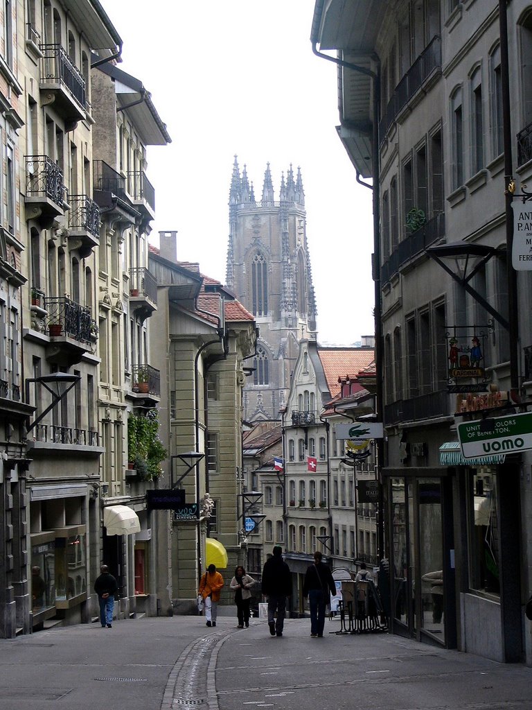 Fribourg-Rue de Lausanne, Фрейбург