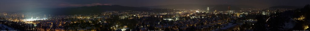 Winterthur zur Weihnachtszeit (Panorama), Винтертур