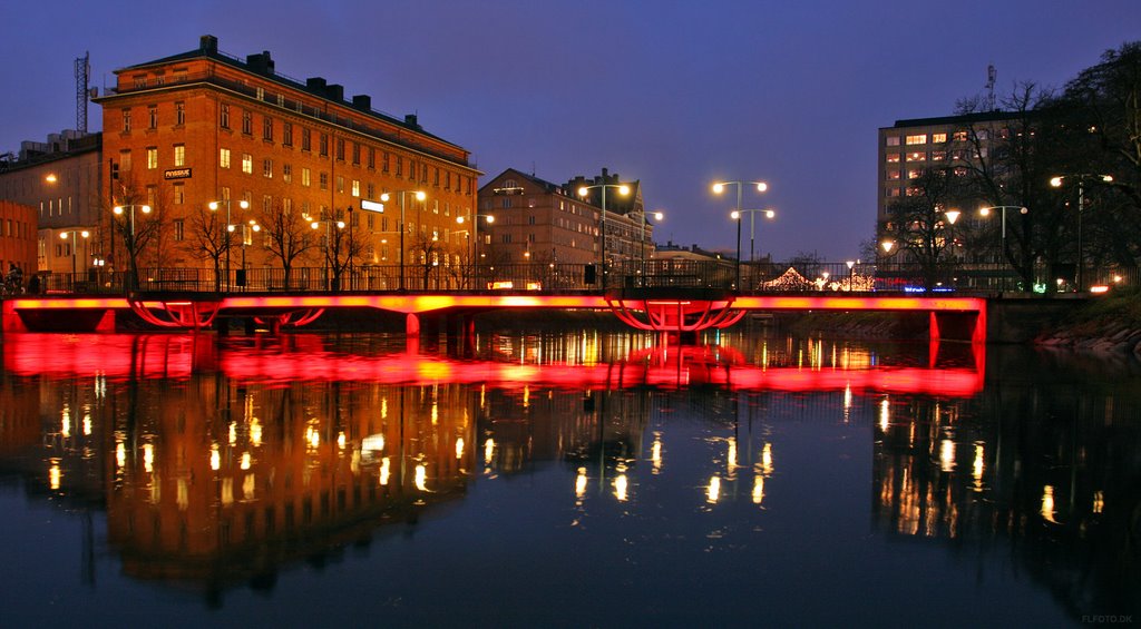 Kaptens bron at  evening, Мальмё