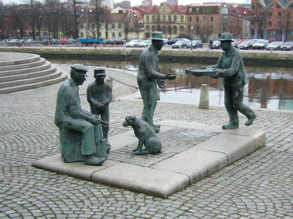 Statue vor der Feske Körka, Гетеборг