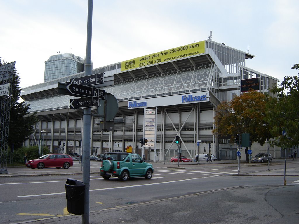 Rasunda stadium, Solna district, Stockholm, Sweden, Сольна