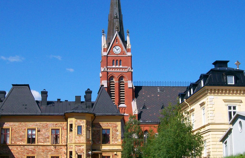Lulea Church from Sandviksgatan, Лулеа