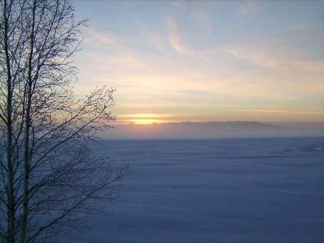 winter sunset, Лулеа