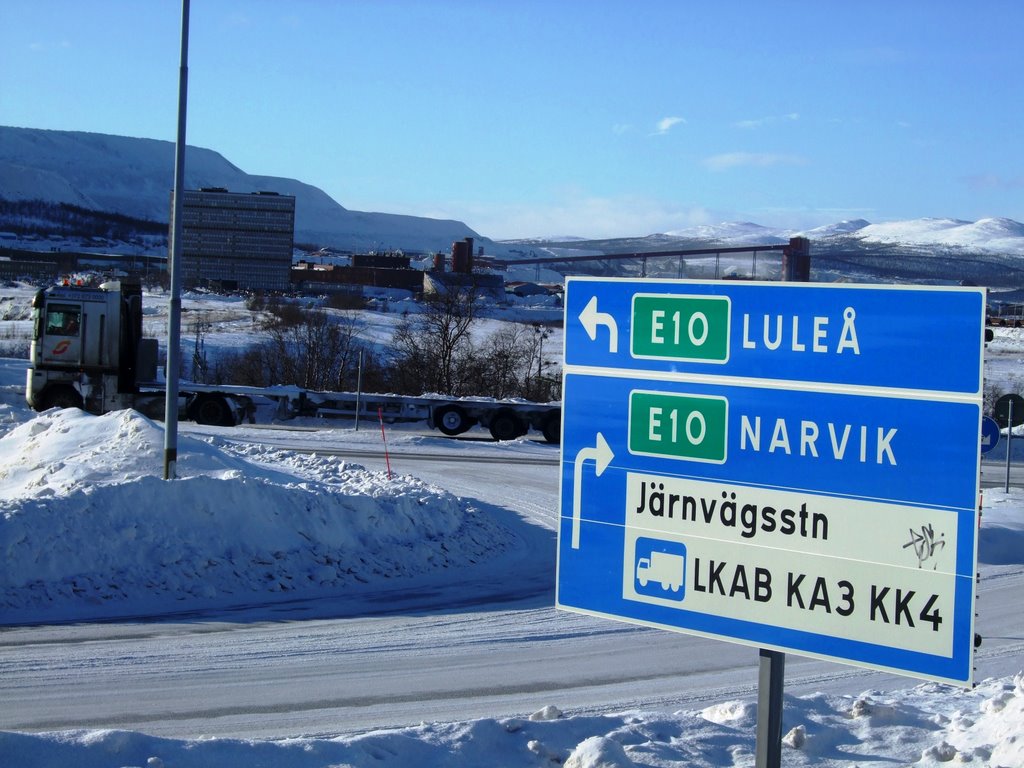 E10 in Kiruna, Кируна