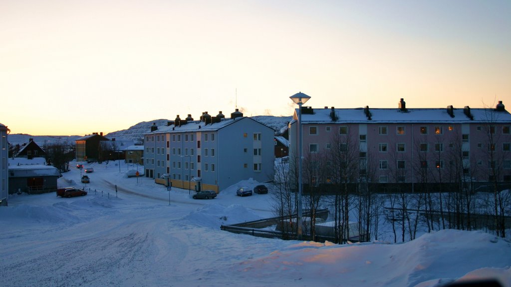 Gruvvägen in the winter, Кируна