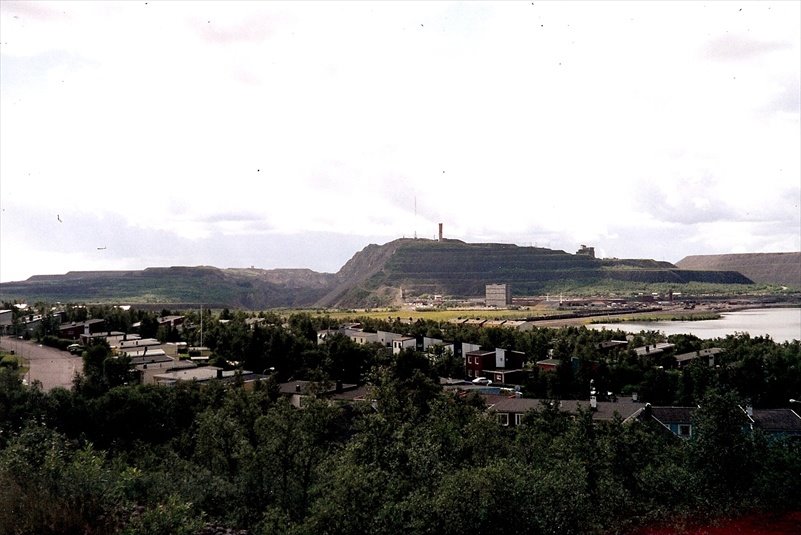 View of Kiruna from Luossavaara (2005), Кируна