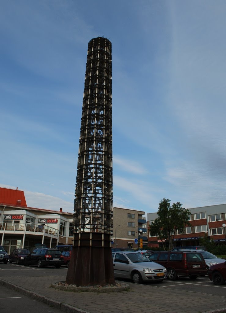 Iron monument in Kiruna, Кируна