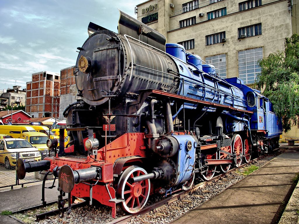 Blue locomotive, Белград