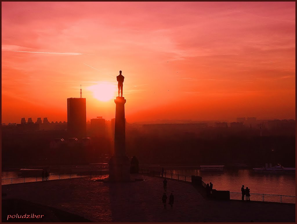 belgrade sunset, Белград