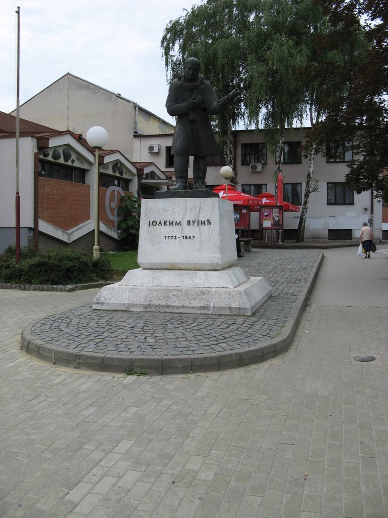 Kragujevac, spomenik Joakim Vujić 1772-1847, Крагуевач