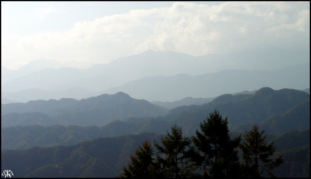 View from Ogawa village, Ичиномия