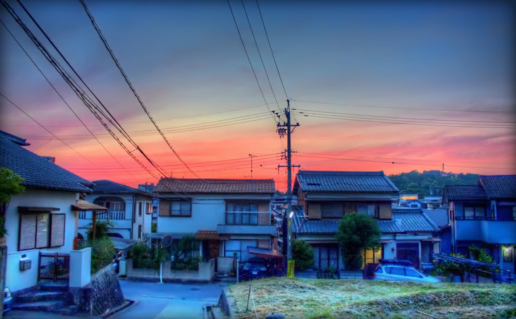 Japanese Neighborhood Sunset (http://bit.ly/d9I23k), Оказаки