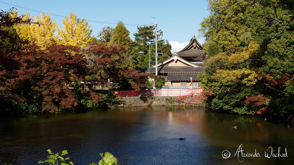 Rokusho shrine pond, Оказаки