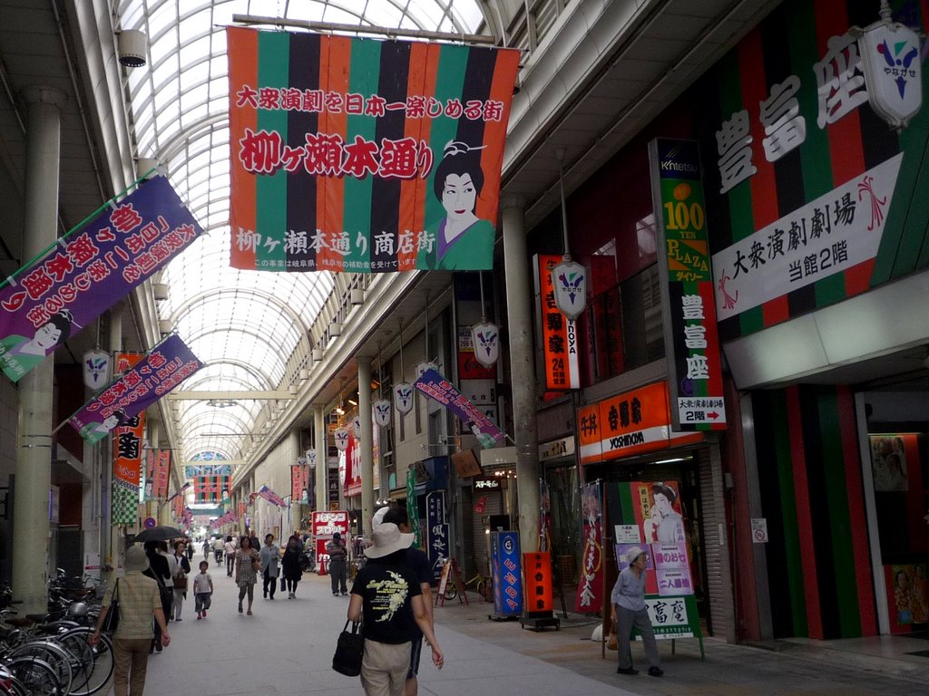 Yanagase Hondori Shopping Street 柳ヶ瀬本通り商店街, Гифу
