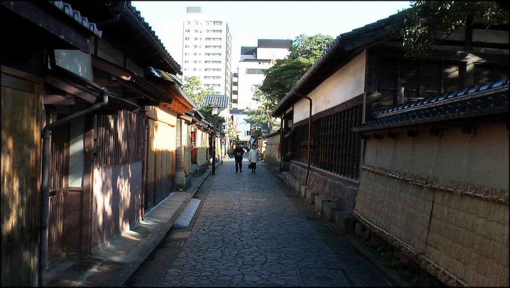 狭い路地の長町武家屋敷跡, Каназава