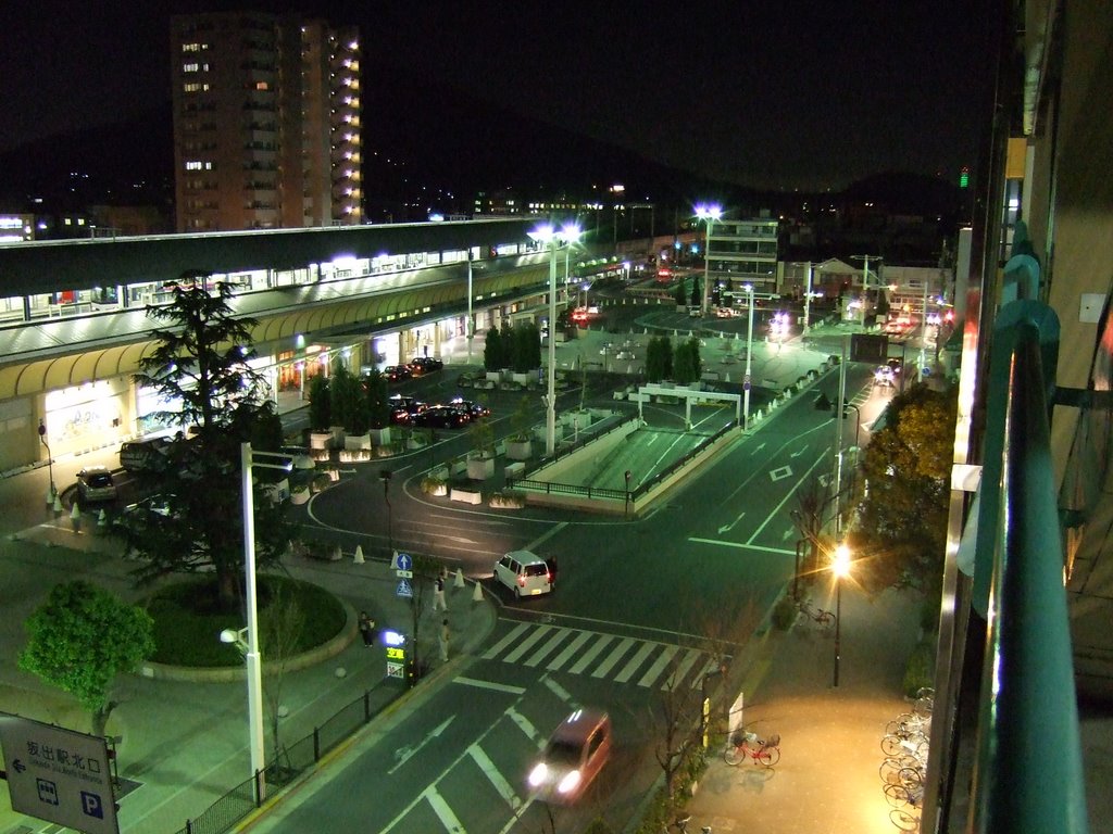 坂出駅北口(夜景), Сакаиде