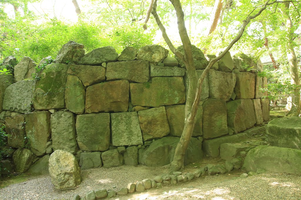 Castle wall, Kameoka-jyo Castle, Камеока