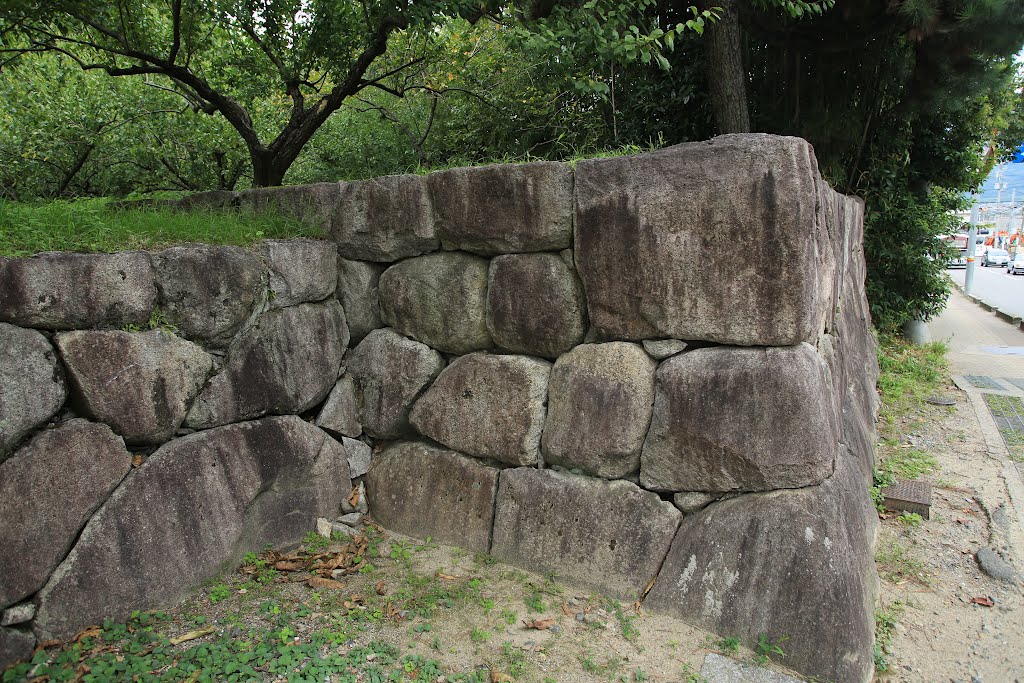 A castle gate trace, Kameoka-jyo Castle, Камеока