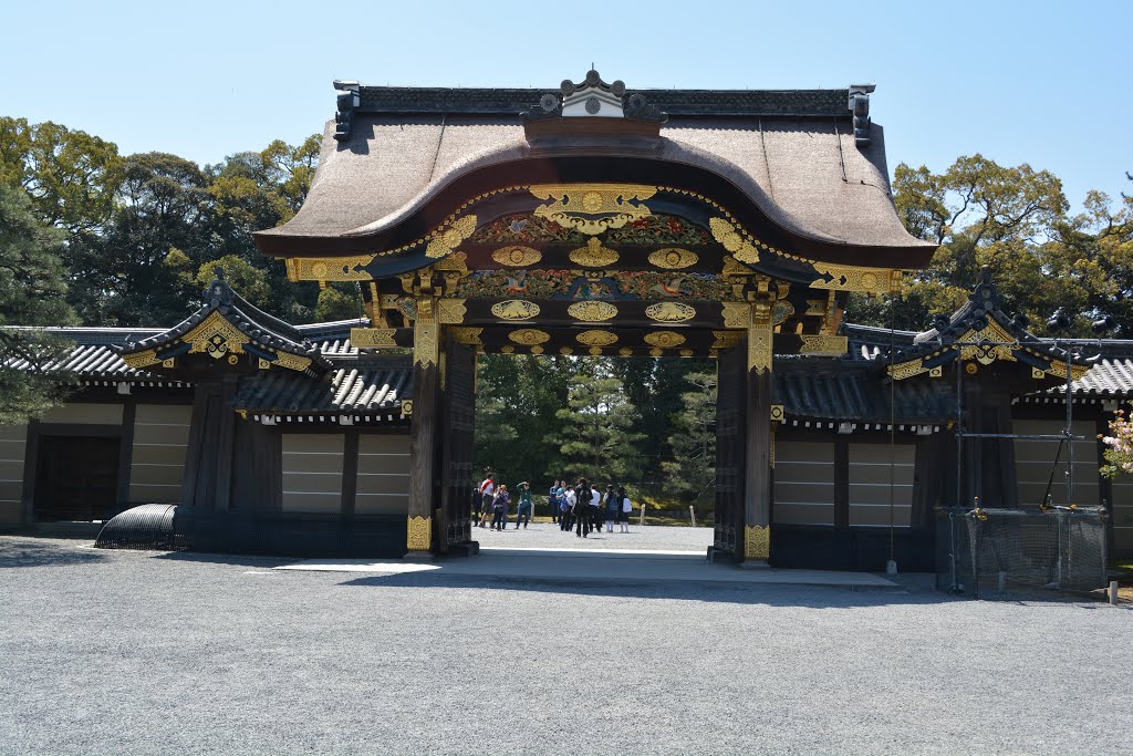 Nijō castle intrance, Киото