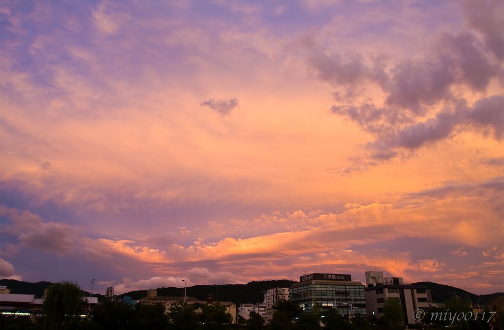 Summer evening, Киото