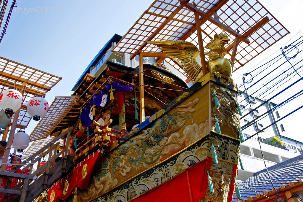Kyoto.祇園祭　(Gion-Matsuri Festival) 船鉾の鷁, Киото