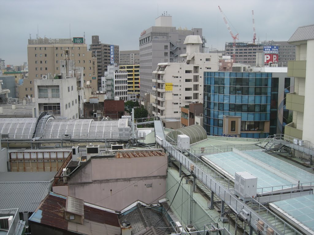 「リッチモンドホテル熊本新市街」からの眺め, Кумамото