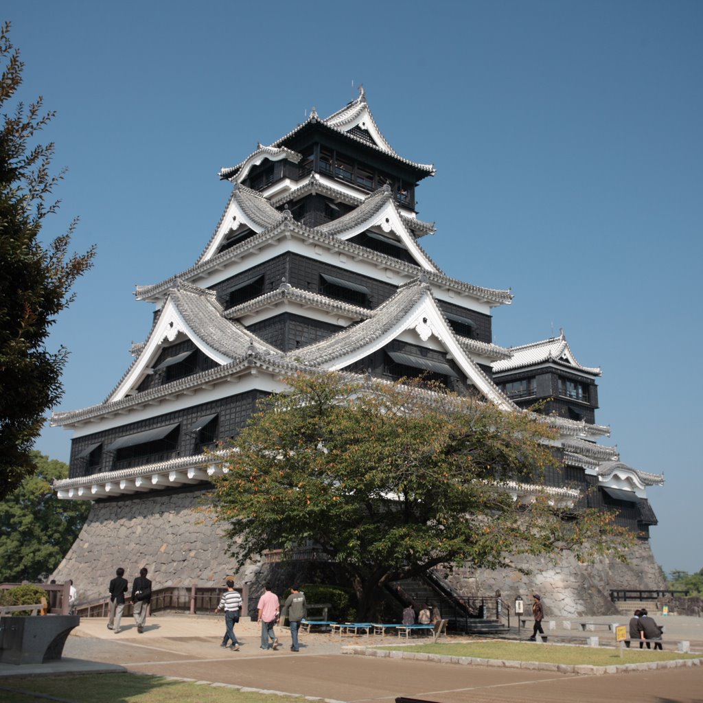 Kumamoto Castle, 熊本城　天守閣, Минамата