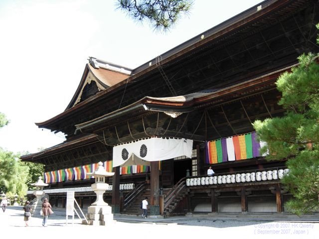 長野県 善光寺 Zenkoji Temple, Nagano, Саку