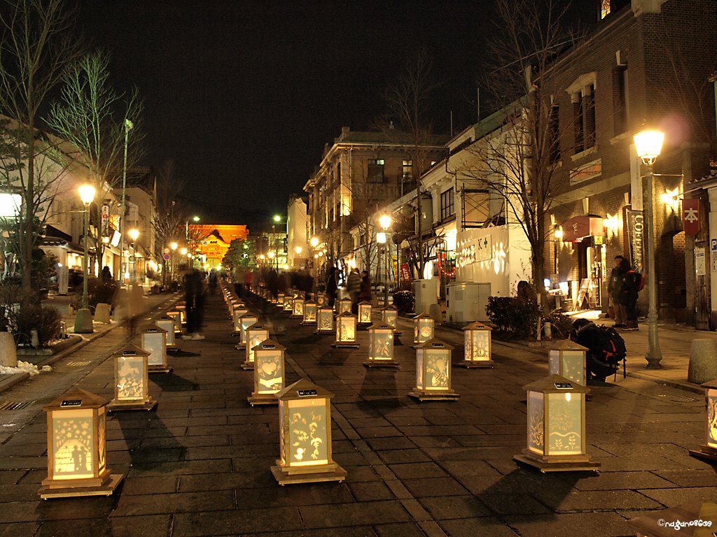 Nagano Lantern Festival 長野灯明まつり, Саку