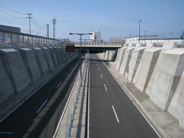 新潟みなとトンネル, Нагаока