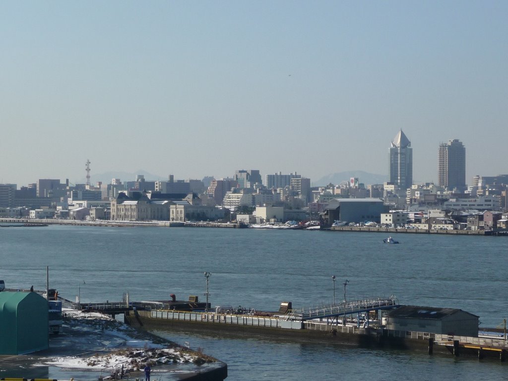 Niigata Port from Ferry, NIIGATA, Нагаока