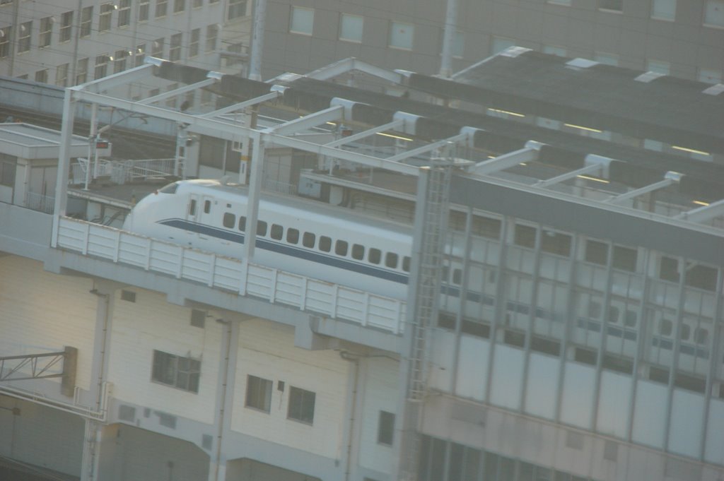 Okayama Station with Bullet Train, Окэйама