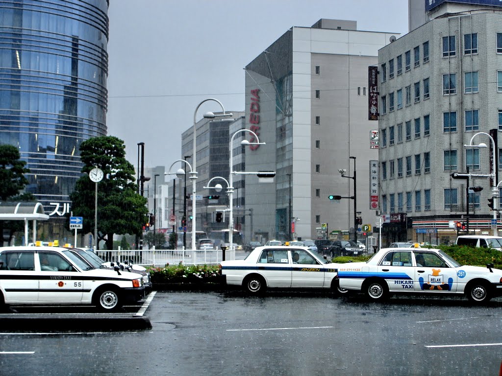 Shizuoka City in raining, Атами