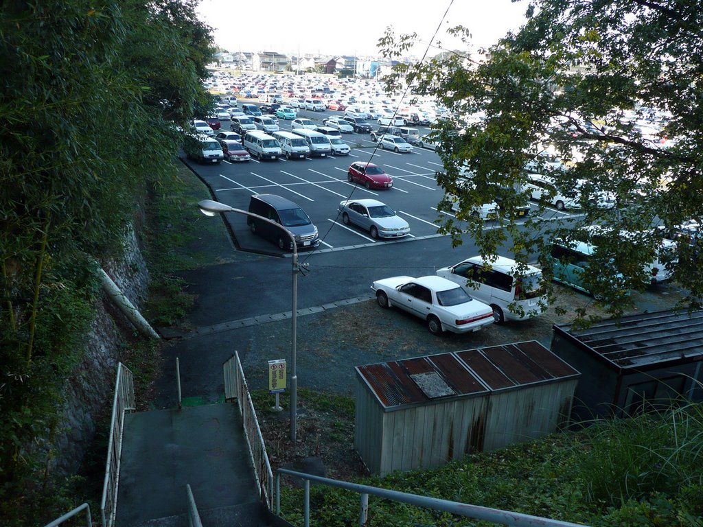 Parking lot, near Yamaha Motor, Ивата