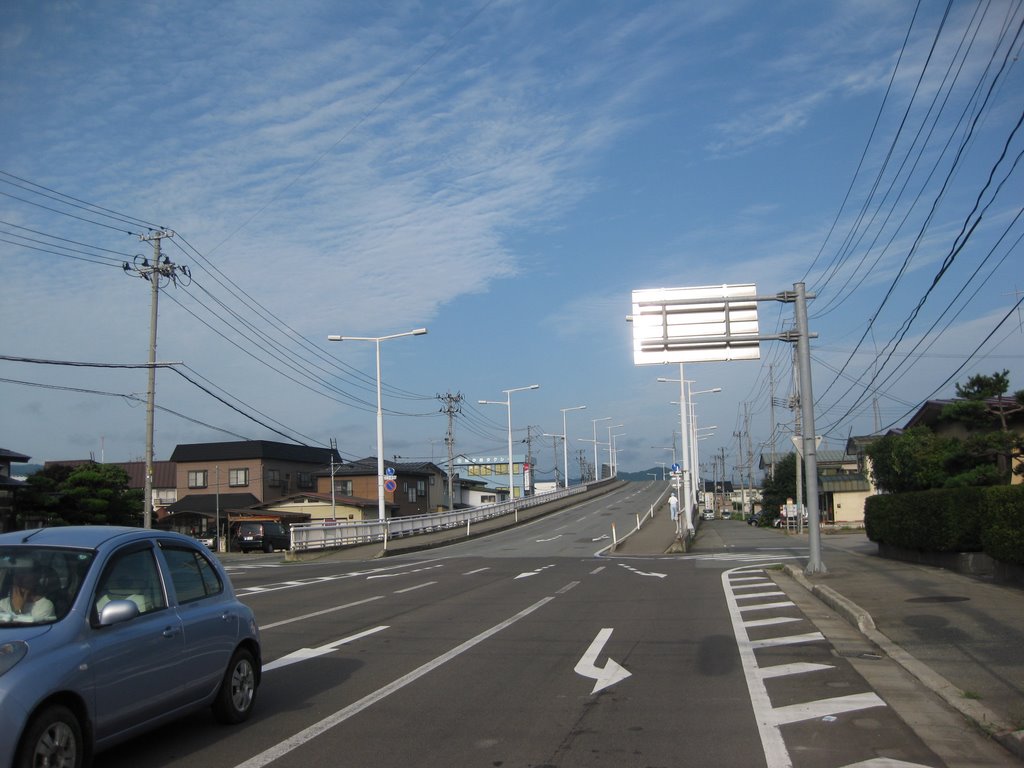 秋田県湯沢市国道13号線から278号線への入り口, Масуда