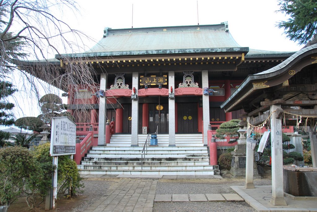 Hon-dō, Chiba-dera Temple  千葉寺 本堂  (2009.02.11), Ичикава