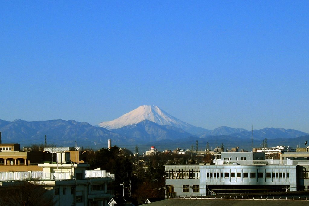 Mount Fuji from Nishitokyo, Кодаира