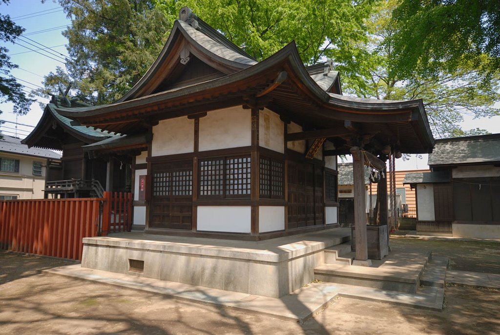 Iguchihachiman Shrine - Honden, Митака