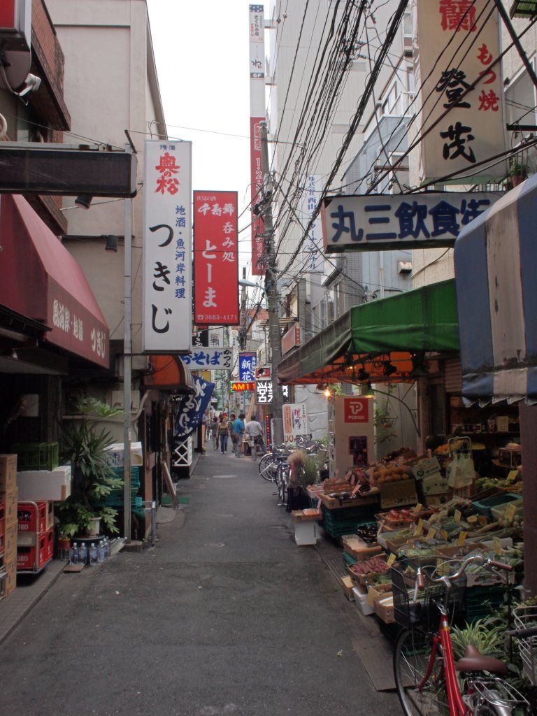 A backstreet of Kameido, Токио