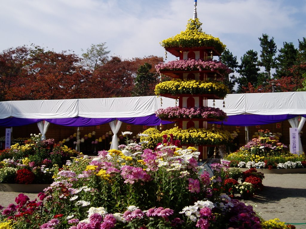 Flower tower, Тояма