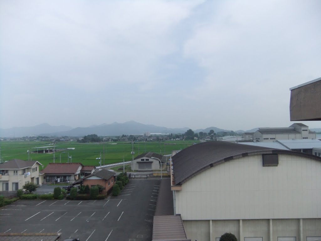 久野小学校から北を眺めた風景, Сабе